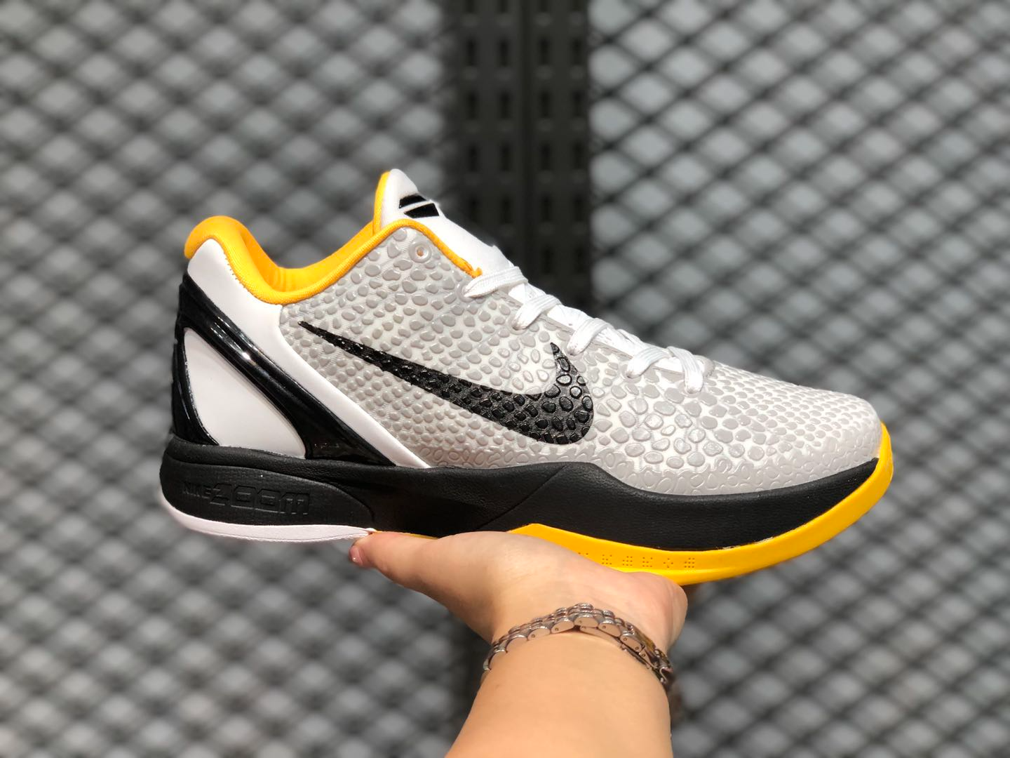 Giày Nike Zoom Kobe 6 Protro White Del Sol CW2190-100 - Ảnh 2