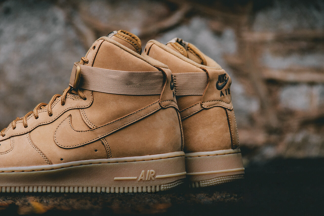 Giày Nike Air Force 1 High Flax Wheat 807617-701 - Ảnh 5