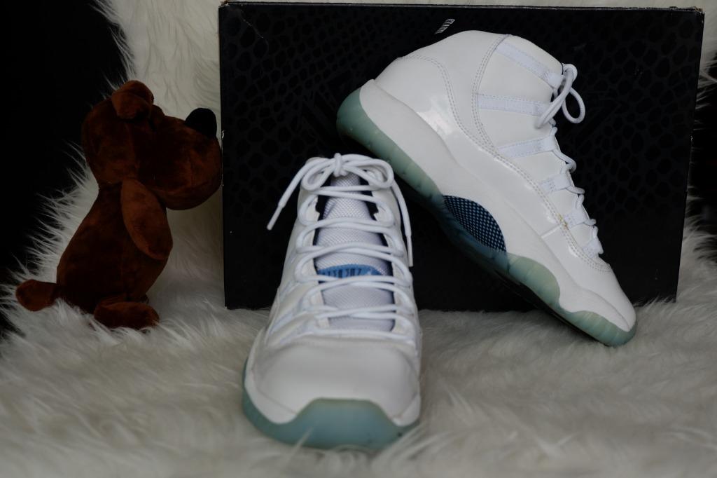 Giày Nike Air Jordan 11 BG 'Legend Blue' 378038-117 - Ảnh 5
