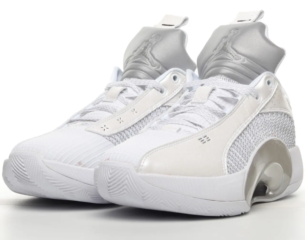 Alternative view of Giày Nike Air Jordan 35 Low PF 'White Metallic Silver' CW2459-100