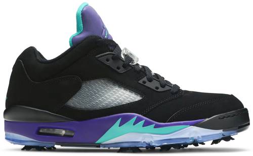 Giày Golf Nike Air Jordan 5 Low Golf 'Black Grape' CU4523-001