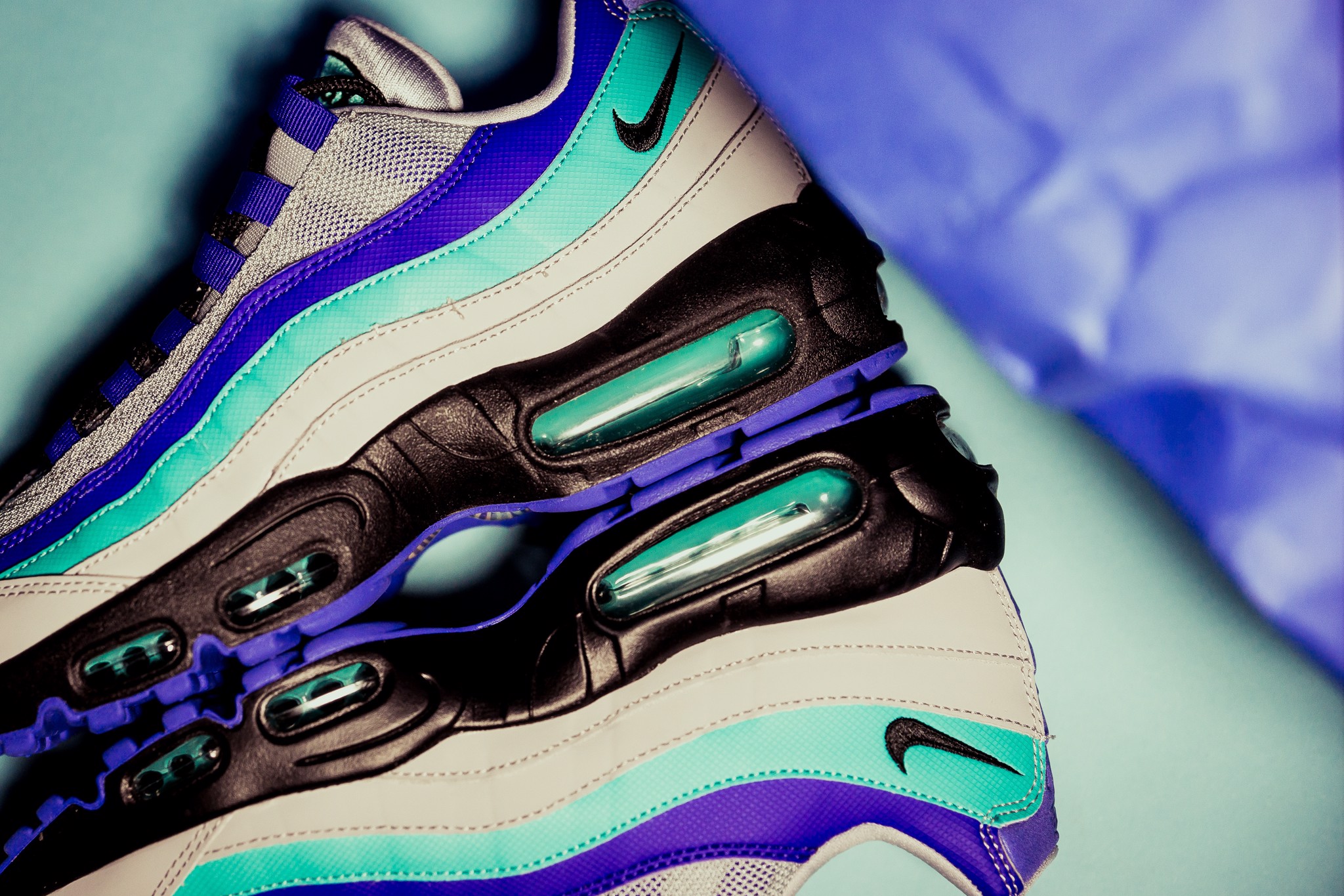 Giày Nike Air Max 95 OG 'Aqua' AT2865-001 - Ảnh 4