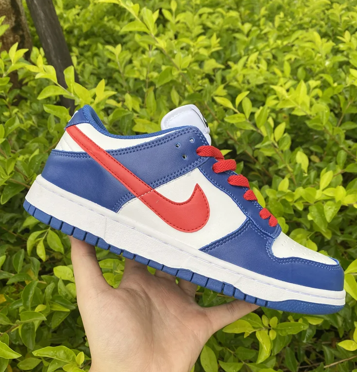 Giày Nike Dunk Low GS 'Game Royal Crimson' CW1590-104 - Ảnh 5