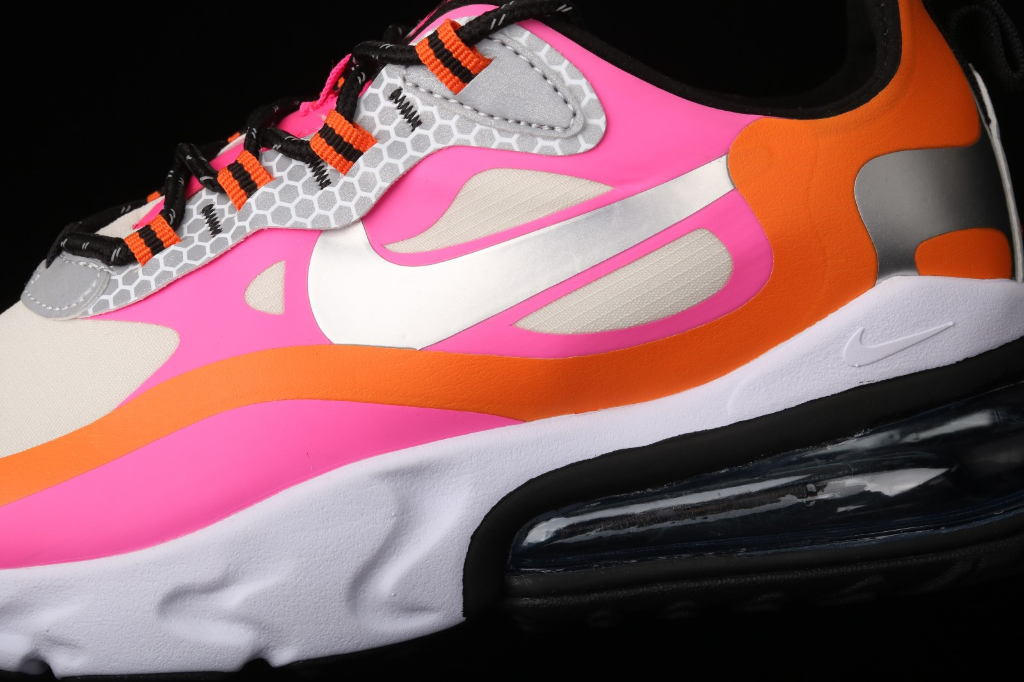 Giày Nike Air Max 270 React ‘White Orange Pink’ CT1834-100 - Ảnh 5