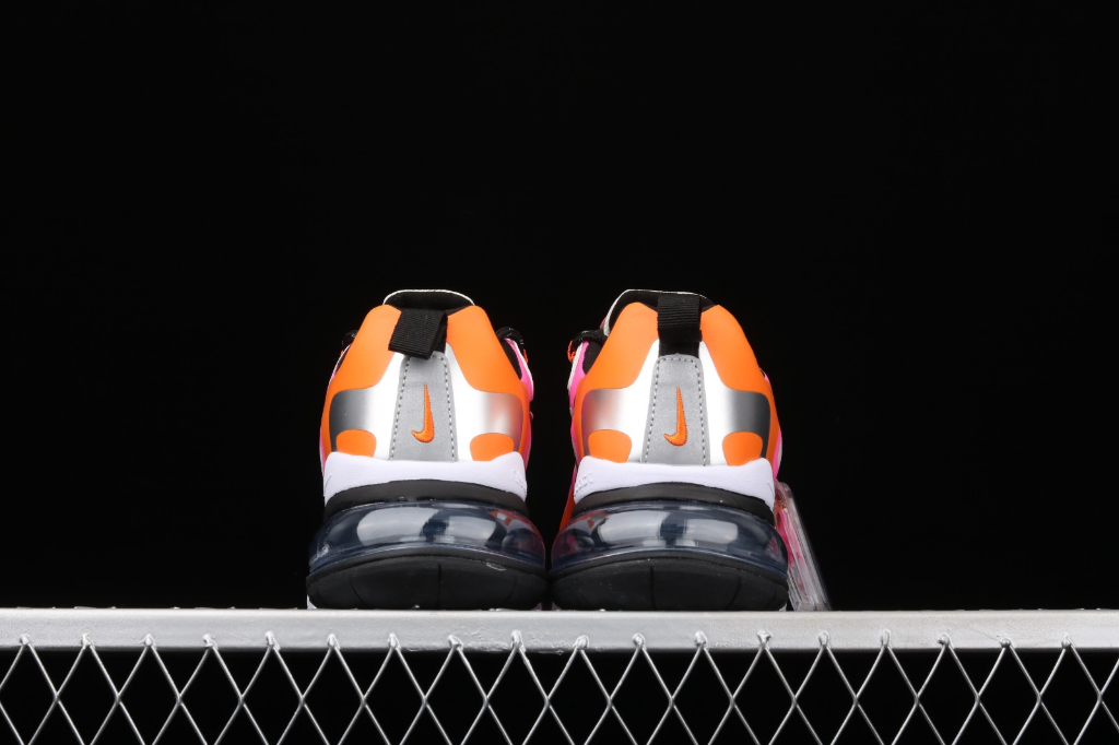 Giày Nike Air Max 270 React ‘White Orange Pink’ CT1834-100 - Ảnh 3