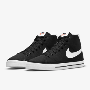 Alternative view of Giày Nike Court Legacy Canvas Mid Women Black DD0161-001
