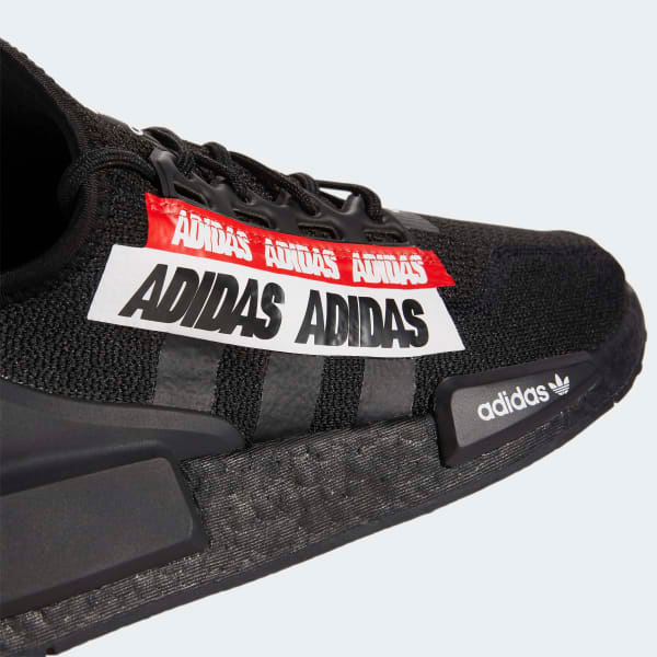 Giày Adidas NMD R1 V2 Core Black Red H01589 - Ảnh 4