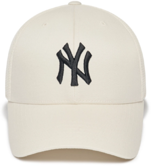 Mũ MLB Basic Mesh Cap NY Yankees White 3AMC00123-50CRS