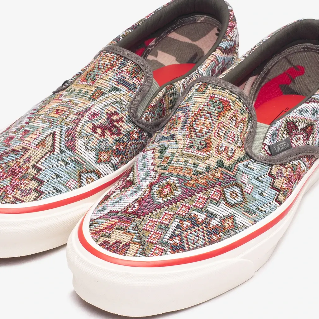 Alternative view of Giày Vans Nigel Cabourn x OG Classic Slip-On LX 'Carpet Green Mix' VN0A45JK9T9