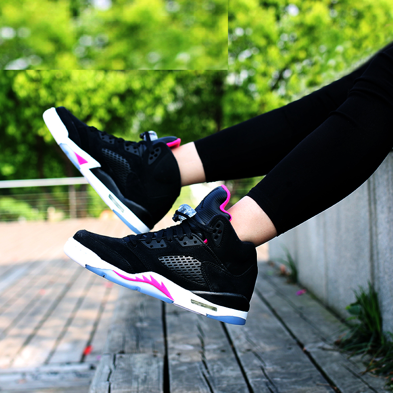 Giày Nike Air Jordan 5 Retro GS 'Deadly Pink' 440892-029 - Ảnh 3