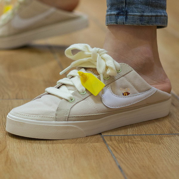 Giày Nike Court Legacy Women's Mule Pink Oxford DM7190-211 - Ảnh 5