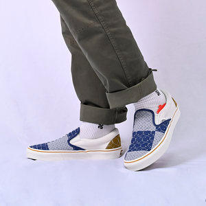 Giay Vans Slip On Skate Bandana Classic 'Quilted Mix' VN0A7VCFBCK