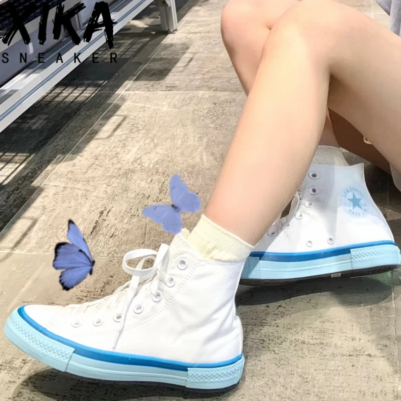 Giày Converse Chuck Taylor All Star High White 568805C - Ảnh 5