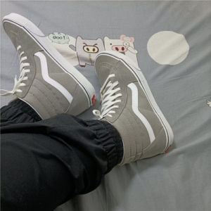Giay Vans Wmns SK8-Hi Skate Grey White VN0A4U3CIYP