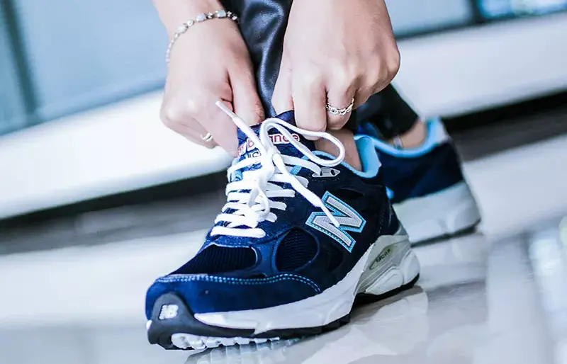 Alternative view of Giày New Balance 990v3 Made in USA 'Navy' W990NV3
