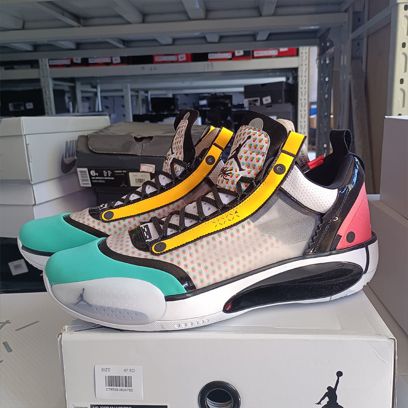 Giày Air Jordan 34 Low 'Guo Ailun' CZ7748-100 - Ảnh 3