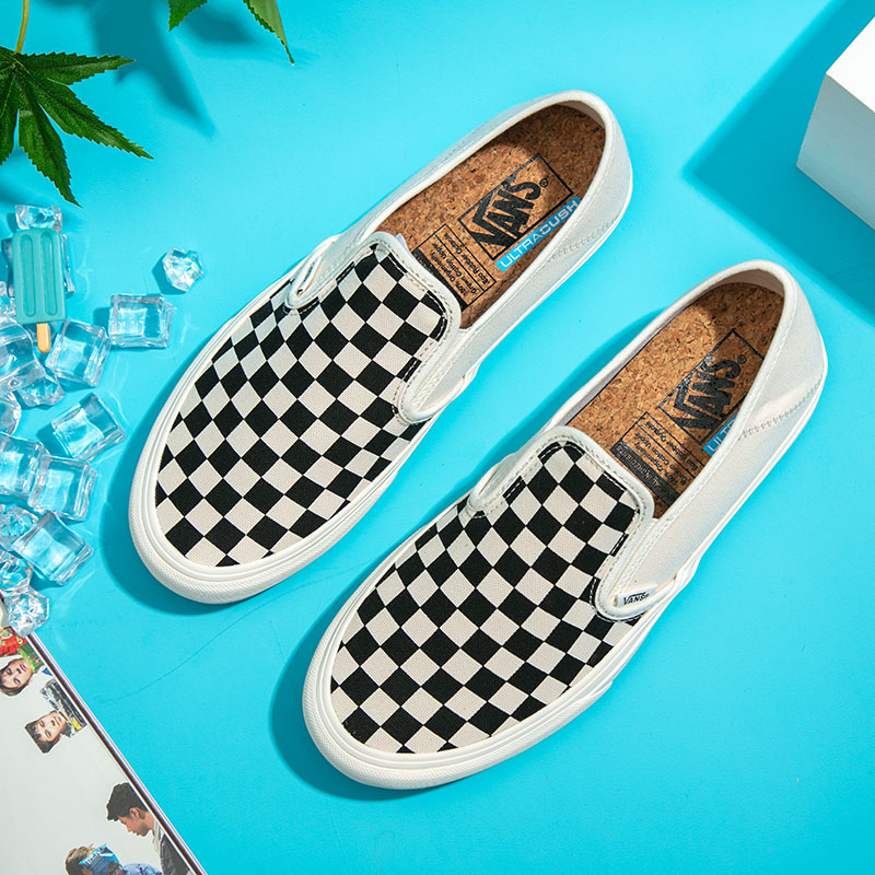 Giày Vans Eco Theory SlipL-On SF 'Black Checkerboard' VN0A3MVD42E - Ảnh 5