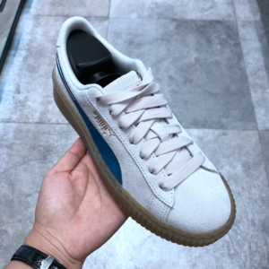 Alternative view of Giày Puma Suede Platform Core 'Grey Blue' 373934-02