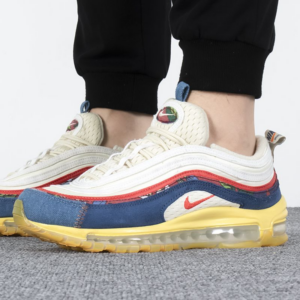 Alternative view of Giày Nike Air Max 97 'Coconut Milk Fossil Denim Red' DV1486-162