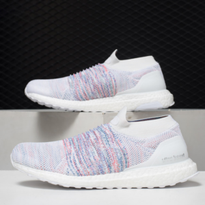 Alternative view of Giày Adidas UltraBoost Laceless 'White Multicolor' B37686