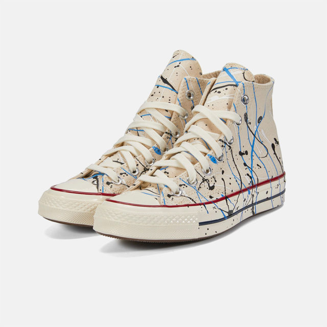 Giày Converse Chuck 70 High 'Paint Splatter Egret' 170802C - Ảnh 4