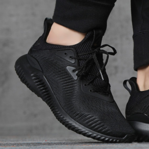 Alternative view of Giày Adidas Alphabounce Plus 'Triple Black' FW4685