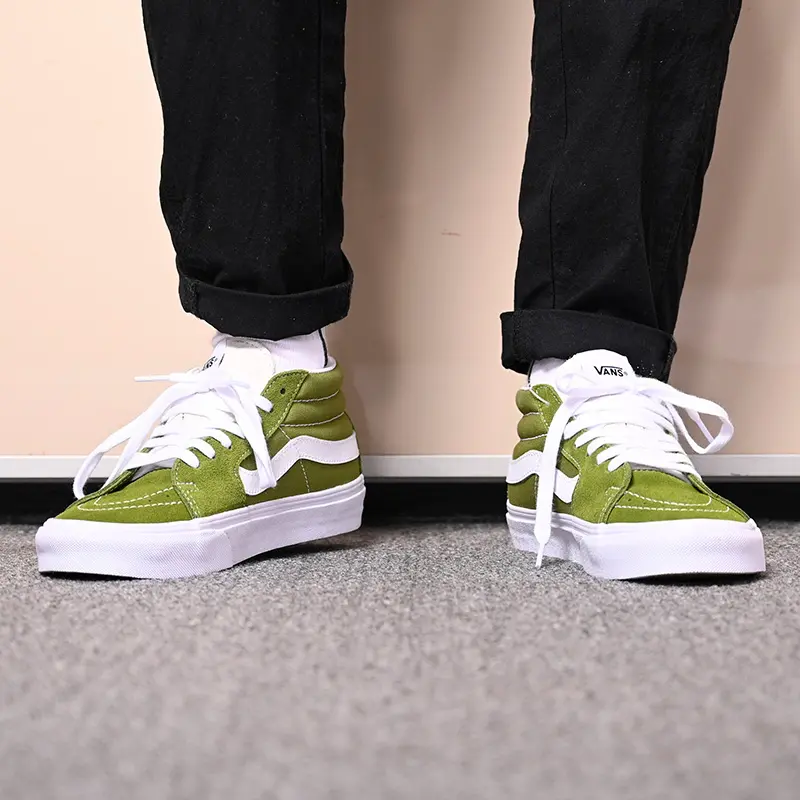 Alternative view of Giày Vans Sk8 Mid 'Leather Rubber' VN0A3WM3609