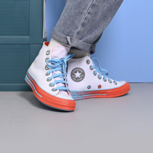 Alternative view of Giày Converse Chuck Taylor All Star 70 High 'Orange Blue' 171934C