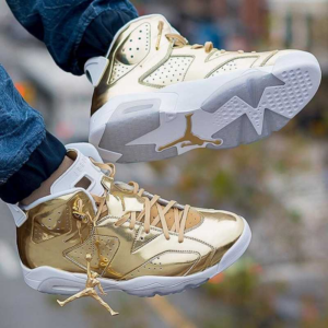Alternative view of Giày Nike Jordan 6 Retro 'Pinnacle Metalic Gold' 854271-730