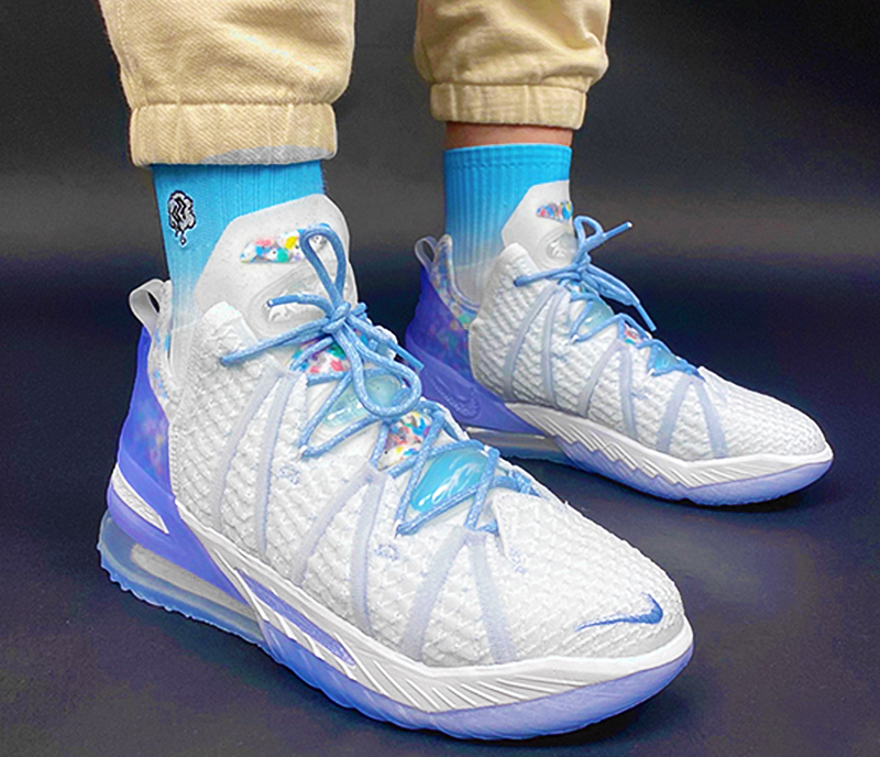 Giày Nike LeBron 18 EP 'Play For The Future' CW3155-400 - Ảnh 4