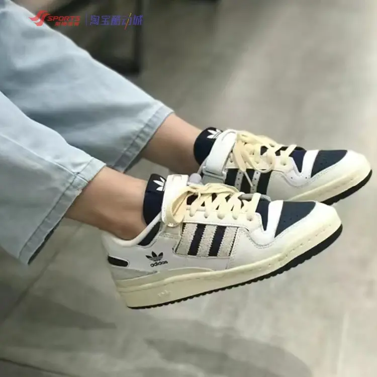 Alternative view of Giày Adidas Forum 84 Low 'Off White Collegiate Navy' GZ6427
