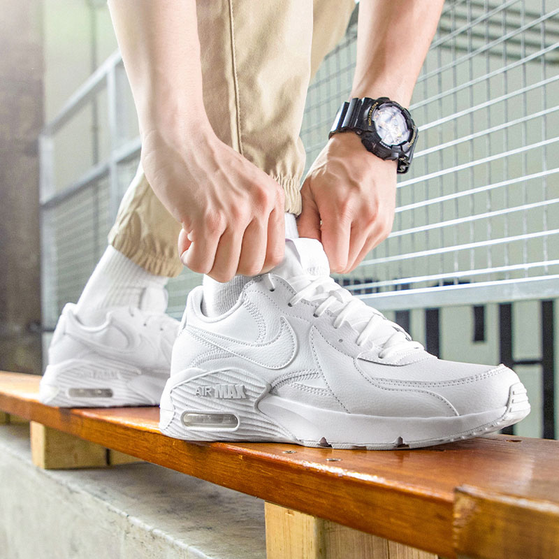 Giày Nike Air Max Excee Leather 'Triple White' DB2839-100 - Ảnh 2