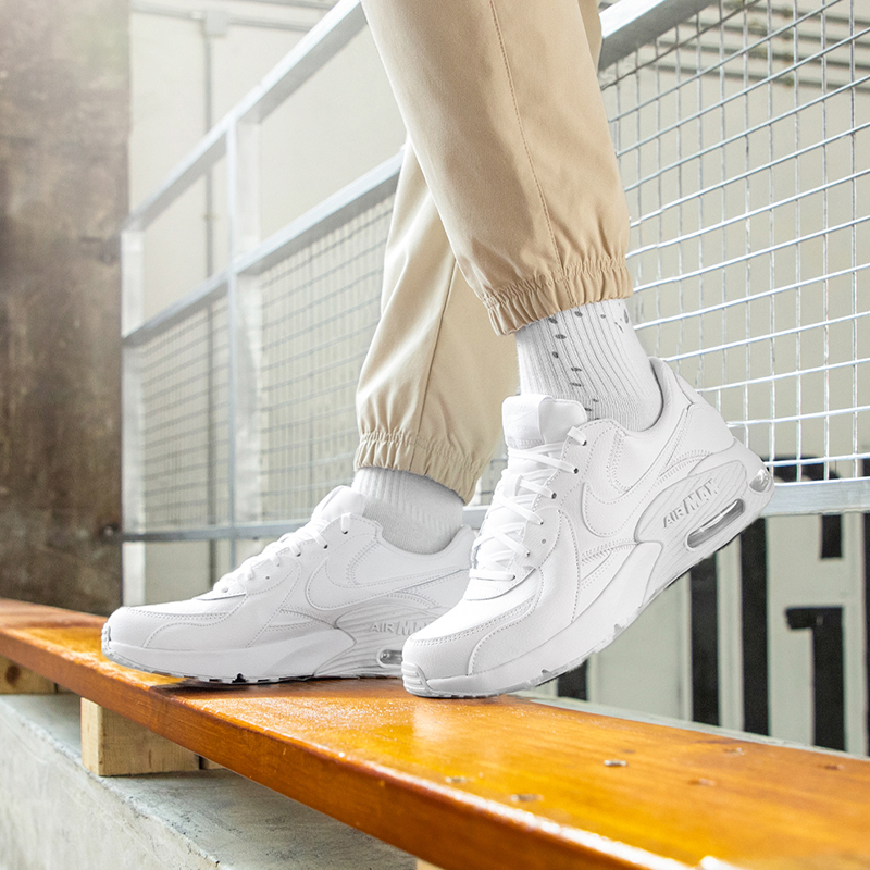 Giày Nike Air Max Excee Leather 'Triple White' DB2839-100 - Ảnh 3