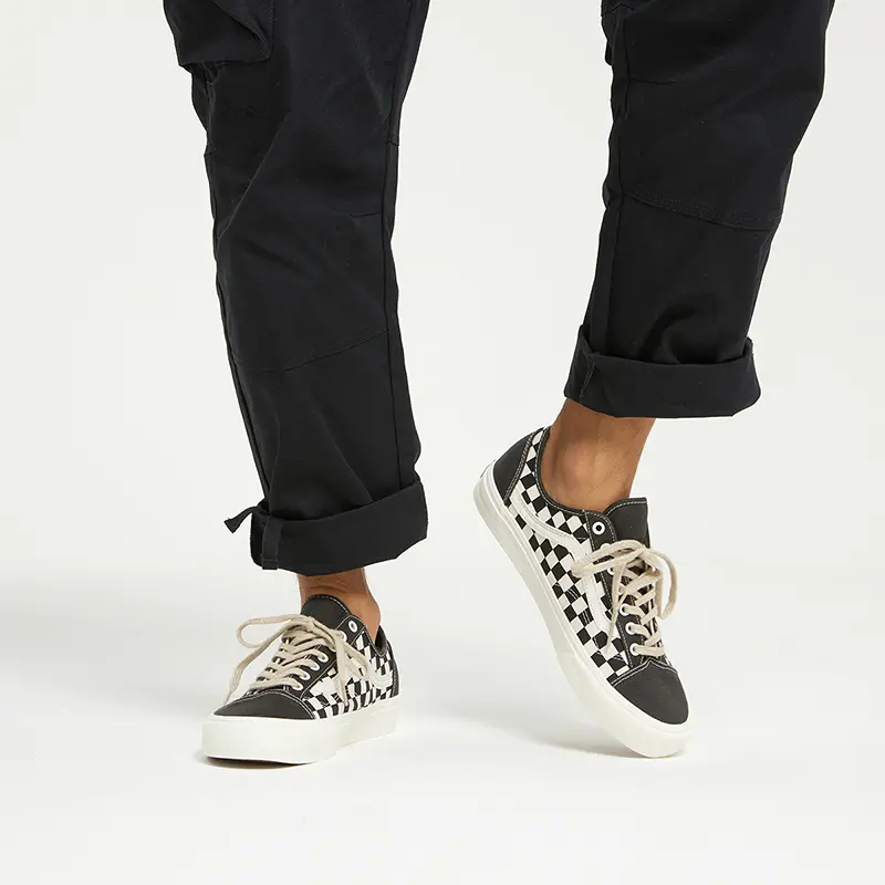 Alternative view of Giày Vans Style 36 Decon Check Skate 'White Black' VN0A3MVL42E