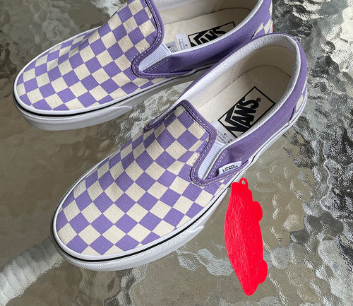 Giay Vans Classic Slip-On 'Checkerboard Chalk Violet' VN0A33TB9HM