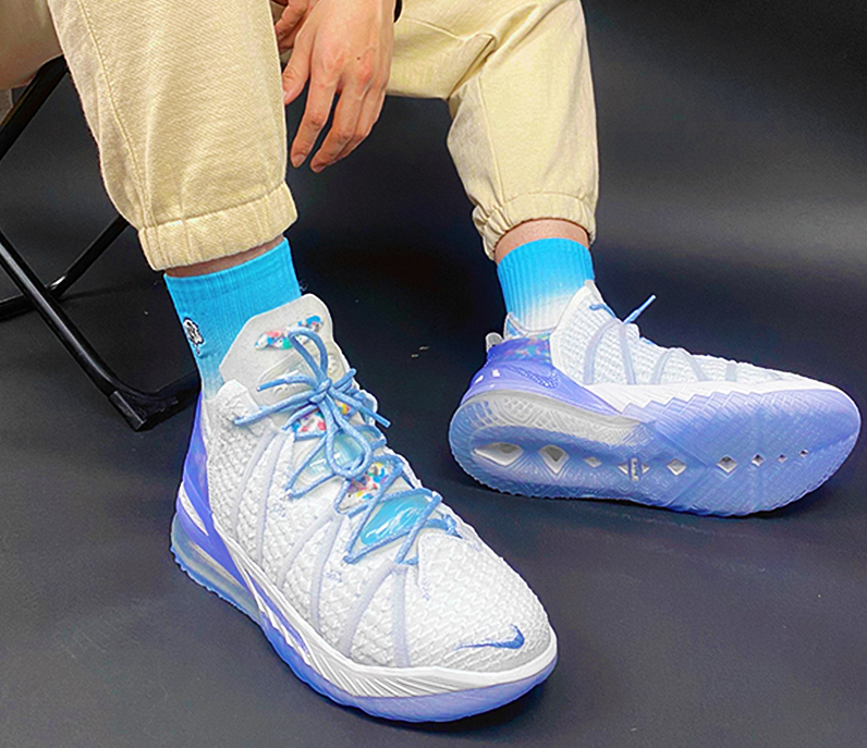 Giày Nike LeBron 18 EP 'Play For The Future' CW3155-400 - Ảnh 2