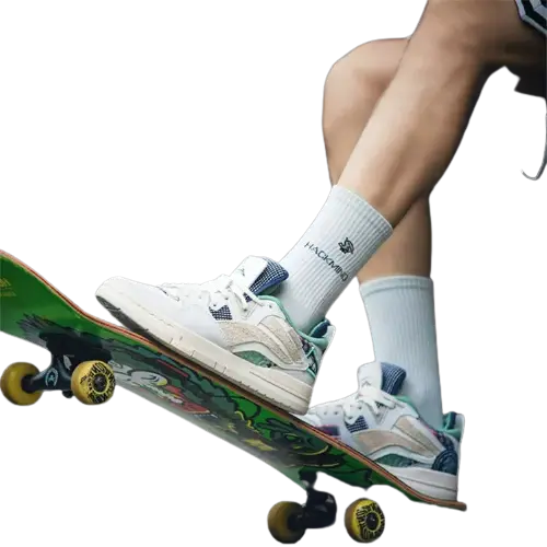 Alternative view of Giày Li Ning WeiWu Skate Cultural 'Grey' AECR097-1