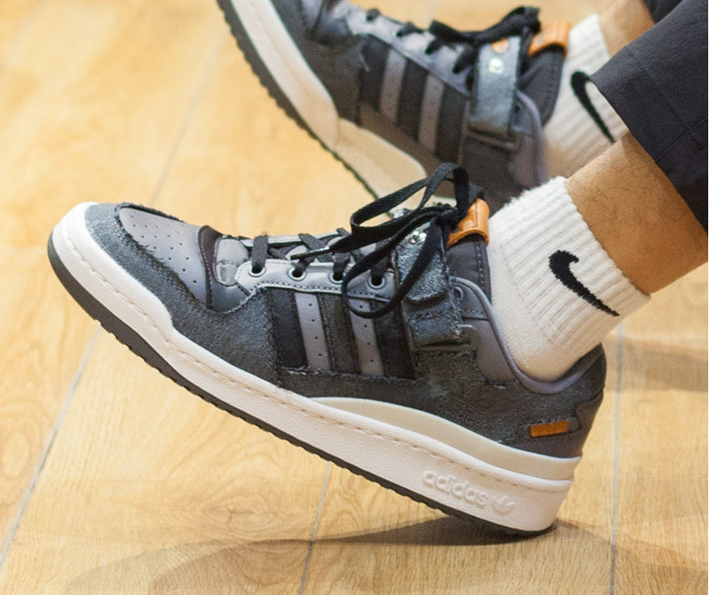 Giày Adidas Forum Low 'Dark Grey' HQ6335 - Ảnh 4