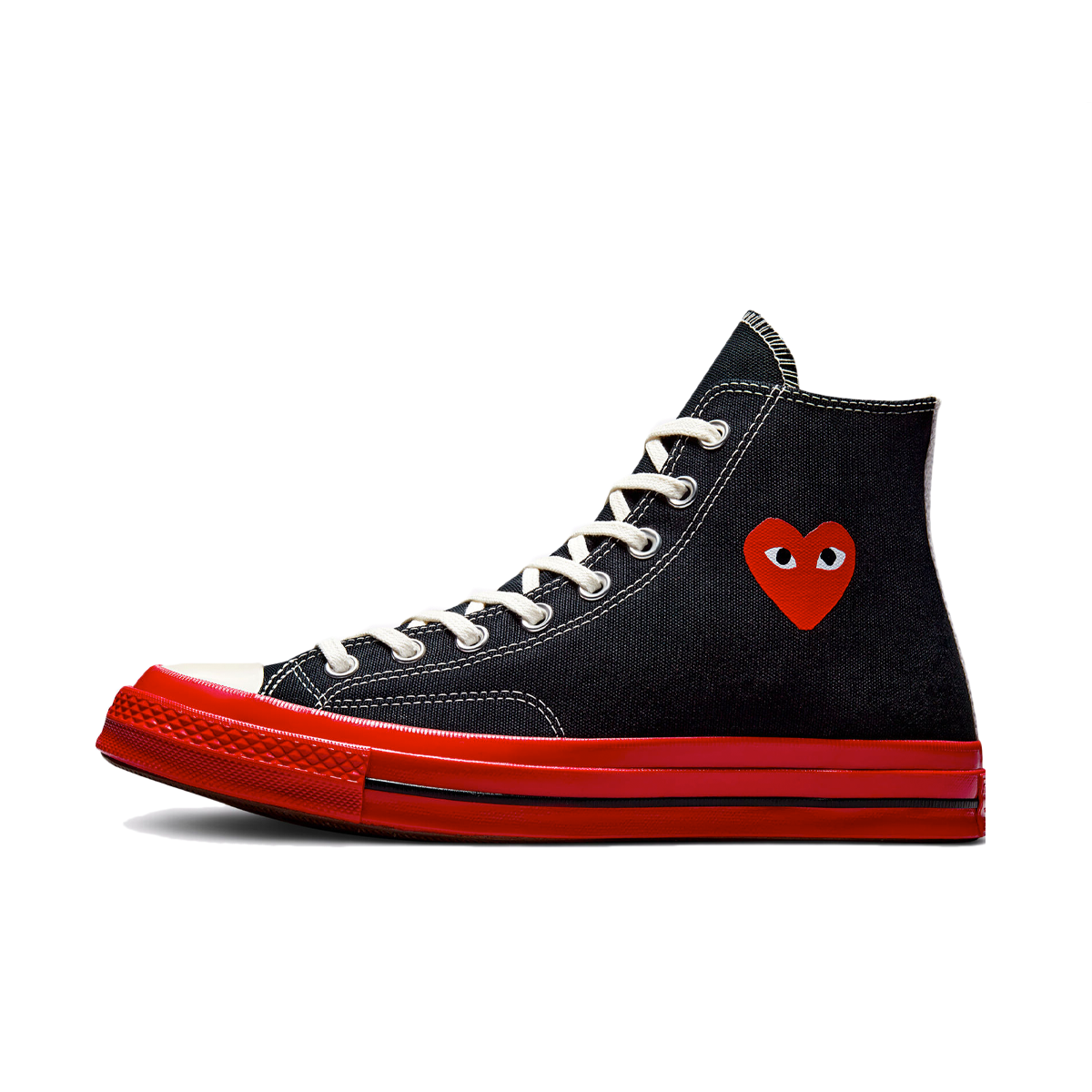 Giay Converse Play Chuck 70 x Comme des Garcons 'Black Red' A01793C