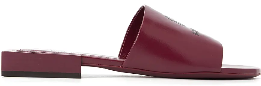 Dep Balenciaga Box Slippers Sandals 'Wine' 670441-WAWNA-6010