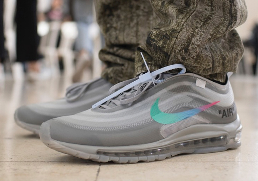Giày Nike Off-White x Air Max 97 'Menta' AJ4585-101 - Ảnh 6