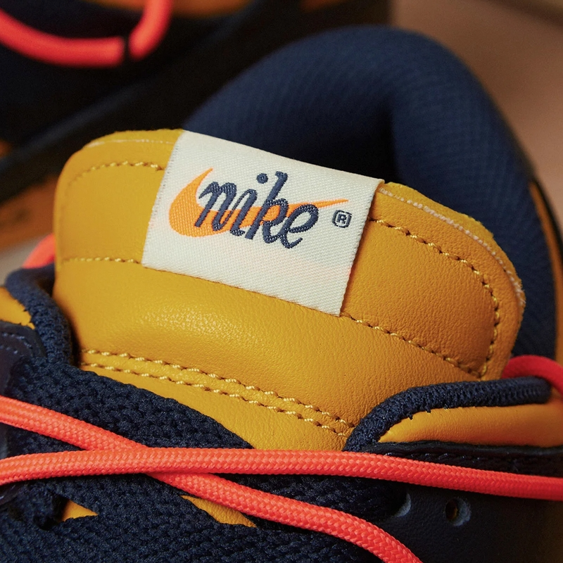 Giày Nike Dunk Low Off-White 'University Gold Midnight Navy' CT0856-700 - Ảnh 8