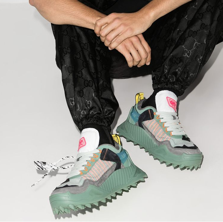 Giày Off-White ODSY-1000 Light Blue OMIA139E20FAB001-0606 - Ảnh 3