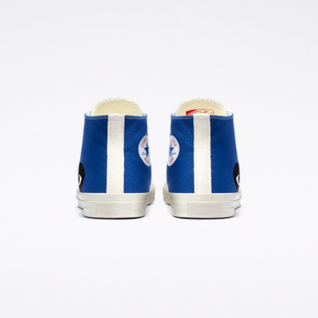 Giày Converse Comme des Garçons PLAY x Chuck 70 High 'Blue Quartz' 171846C - Ảnh 8