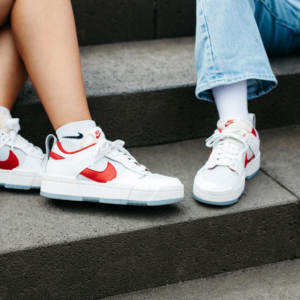 Alternative view of Giày Nike Dunk Low Disrupt 'Gym Red' (W) CK6654-101