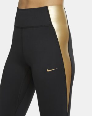 Alternative view of Quần Nike One Leggings 'Black Gold' CU5021-010