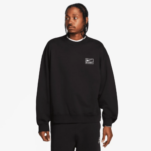 Ao Nike x Stussy Wash Crew Fleece 'Black' DO5310-010