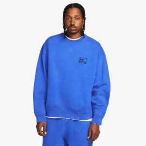 Ao Nike x Stussy Acid Wash Crew Fleece 'Blue' DR4024-480
