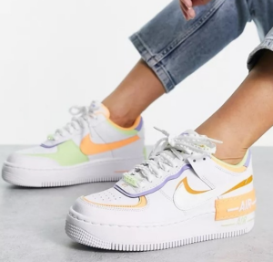 Giay Nike Air Force 1 Low Shadow 'White Peach Cream Lime' DX3718-100