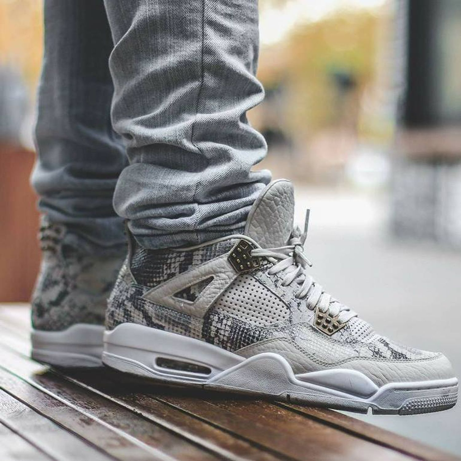 Giày Nike Air Jordan 4 Retro Premium 'Snakeskin' 819139-030 - Ảnh 2